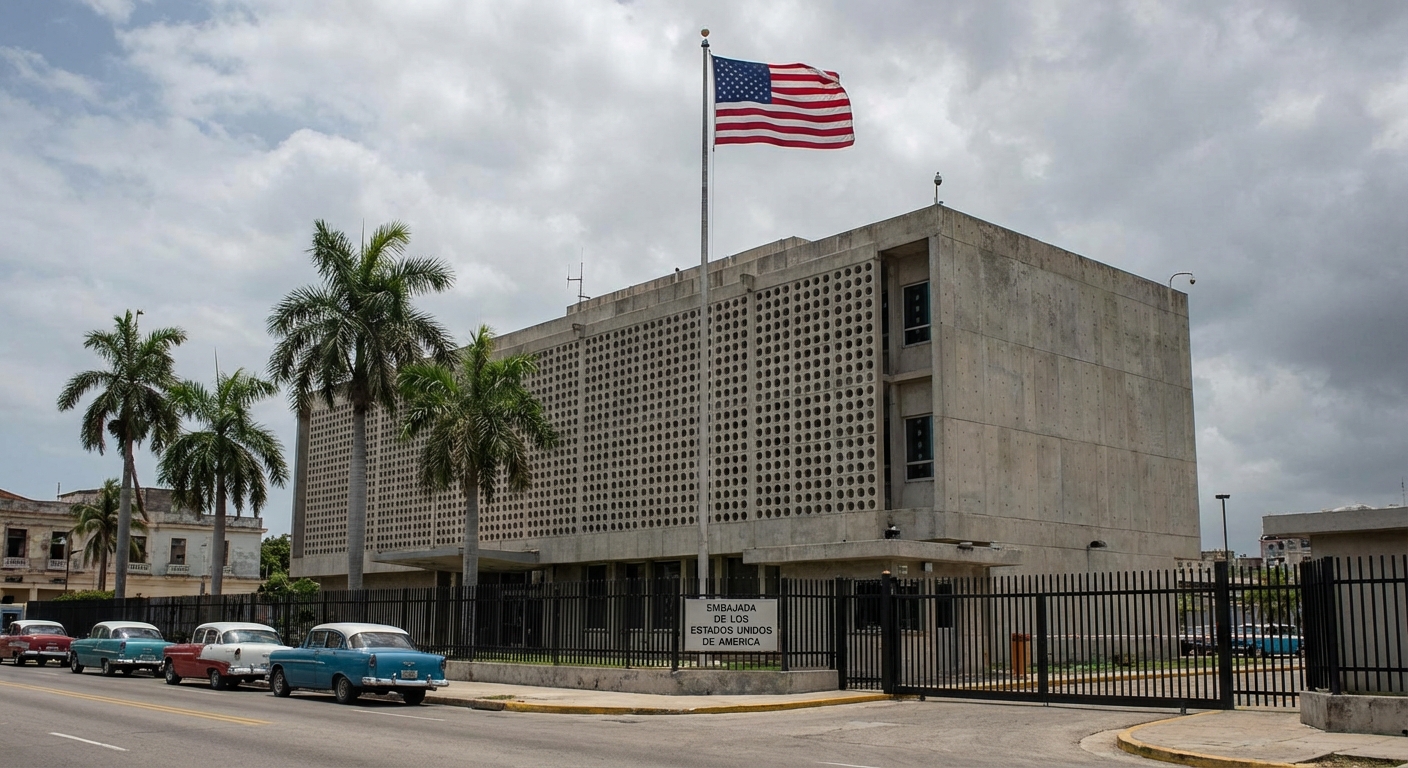 U.S. Embassy in Havana Cuba where first Havana Syndrome cases were reported