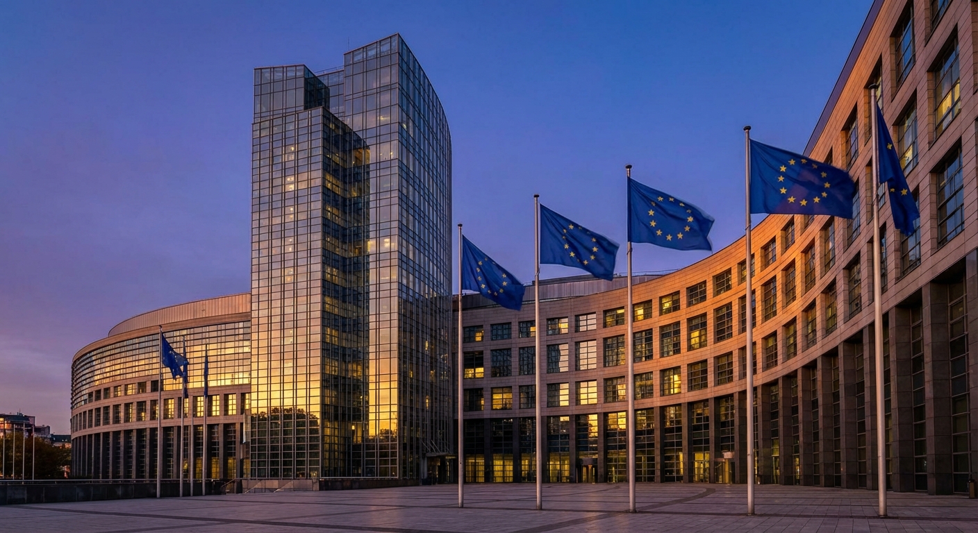 European Parliament building representing the approval process